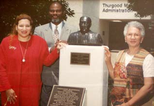 Dedication of Thurgood Marshall Bust 1993
