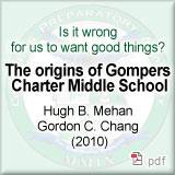 Click to read the The Origins of Gompers Charter Middle School PDF